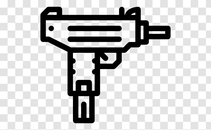 Uzi Firearm Clip Art - Area - Machine Gun Transparent PNG