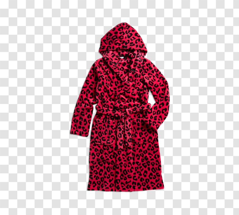 Outerwear Neck Hood Magenta Dress - Woolen Transparent PNG