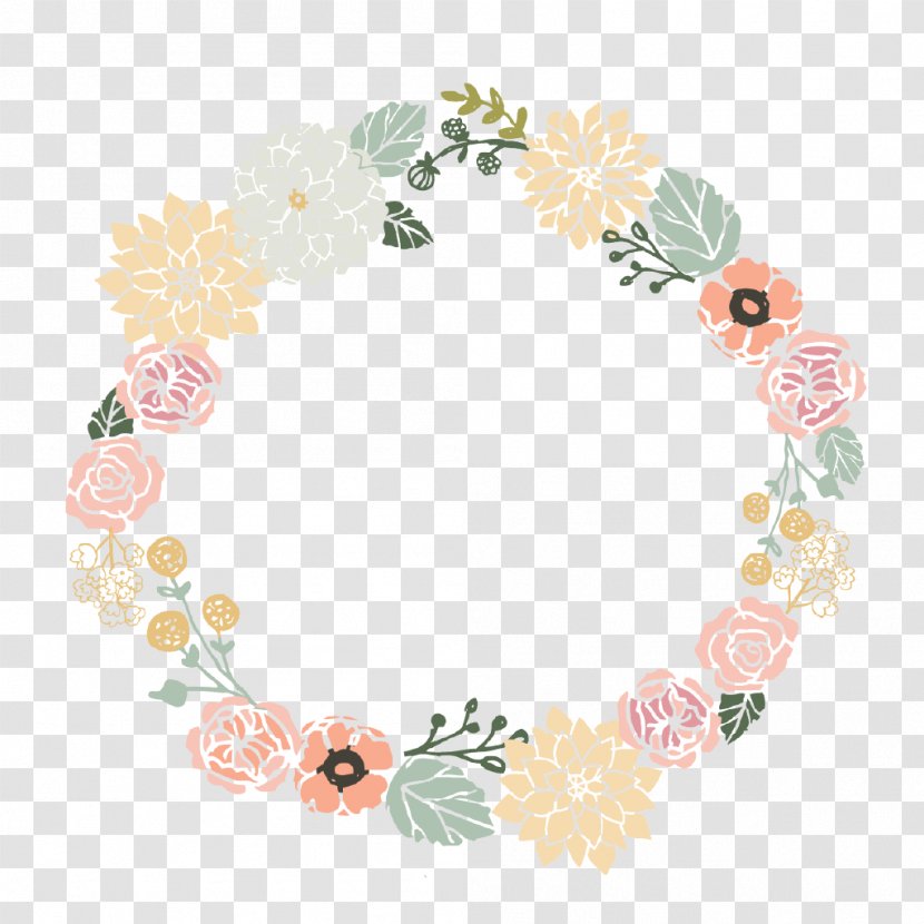 Flower Desktop Wallpaper Drawing Clip Art - Wreath Transparent PNG