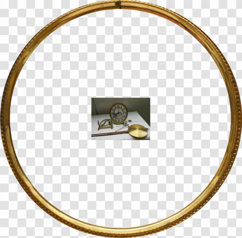 Picture Frames Window Gold Metal - Round Transparent PNG