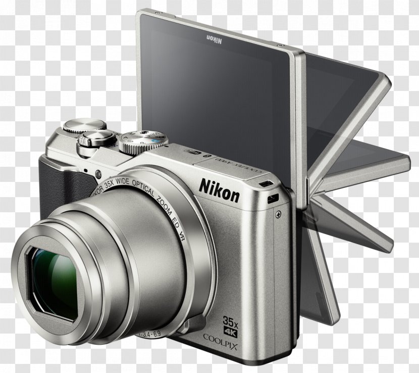Point-and-shoot Camera Nikon Photography Active Pixel Sensor - Digital Cameras Transparent PNG