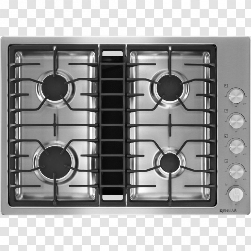 Jenn-Air Stainless Steel Home Appliance Cooking Ranges Gas Burner - Stove Transparent PNG