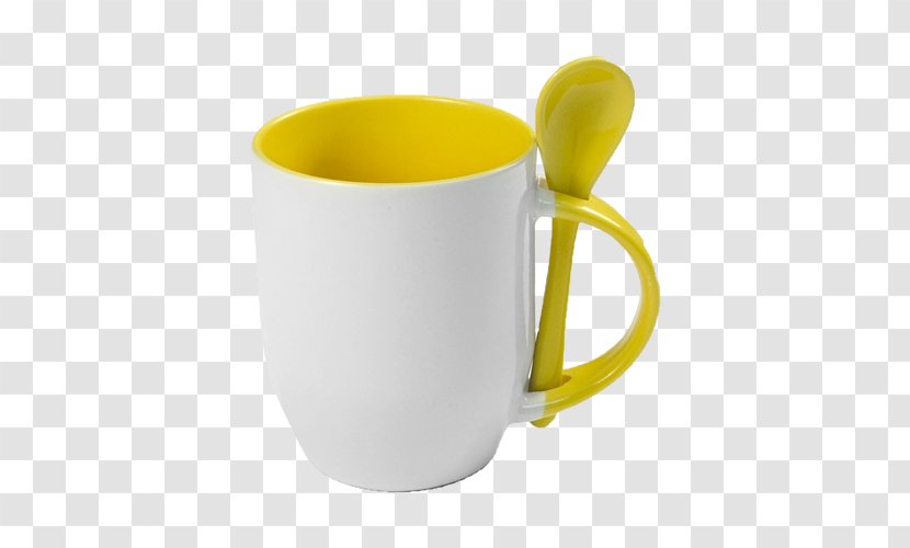 Mug Spoon Ceramic Coffee Cup - Material Transparent PNG