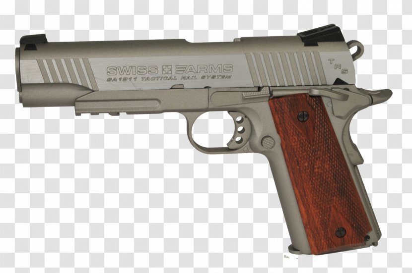 Air Gun Blowback BB Firearm Swiss Arms - M1911 Pistol - Weapon Transparent PNG