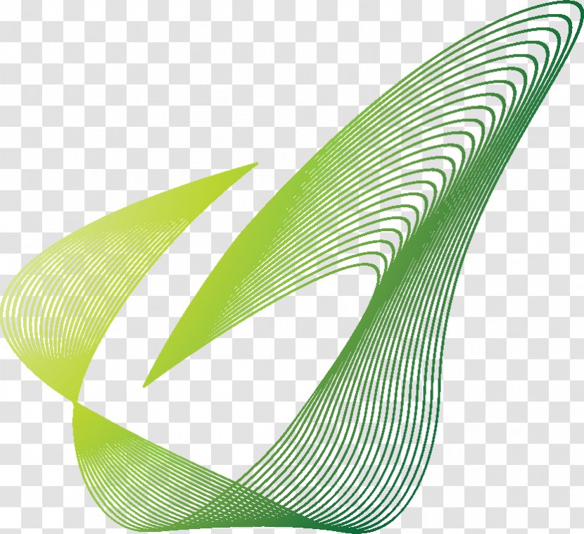 Line 3D Computer Graphics Icon - 3d - Science Fiction Green Gradient Lines Transparent PNG