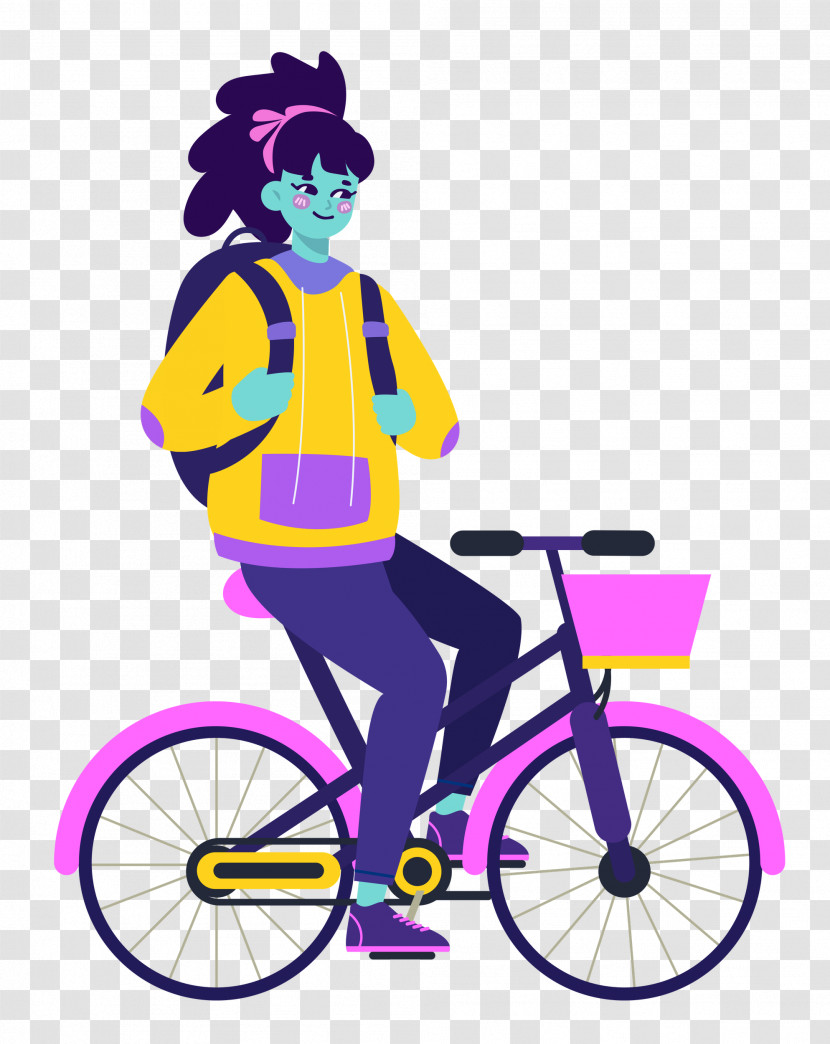 Bike Riding Bicycle Transparent PNG