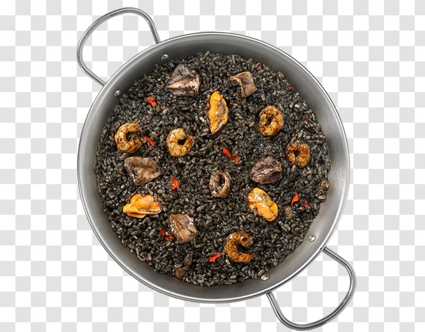 Romeritos Arròs Negre Recipe - Paella Transparent PNG