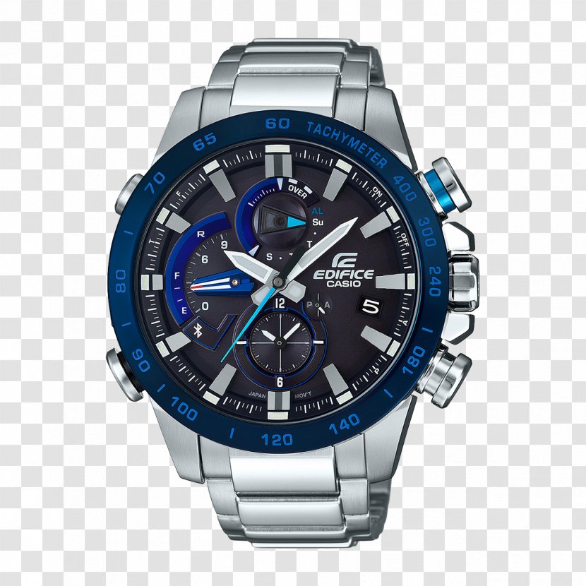Solar-powered Watch Casio EDIFICE TIME TRAVELLER EQB-501 Chronograph - Accessory Transparent PNG