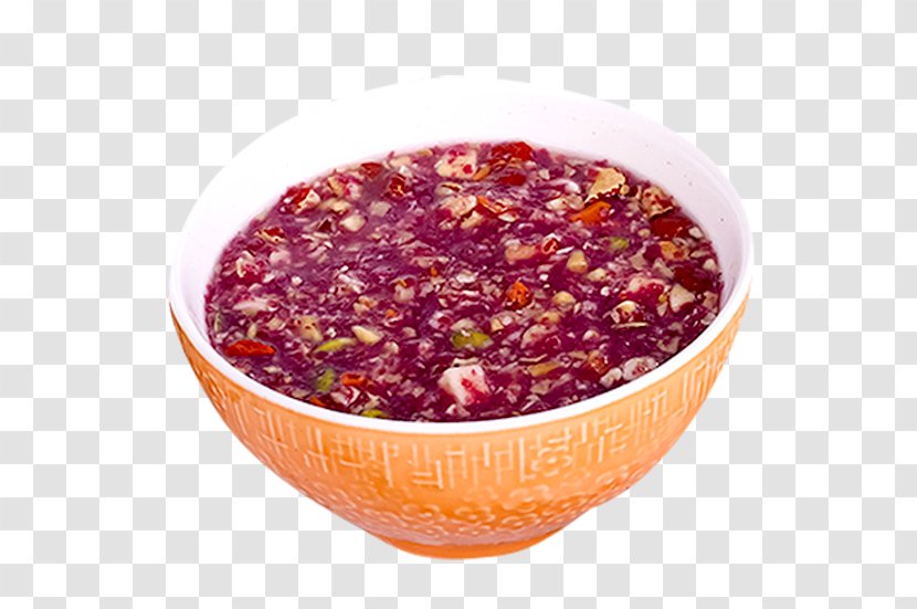Breakfast Porridge Congee Cranberry Sauce Soup - Recipe - Sweet Potato Transparent PNG
