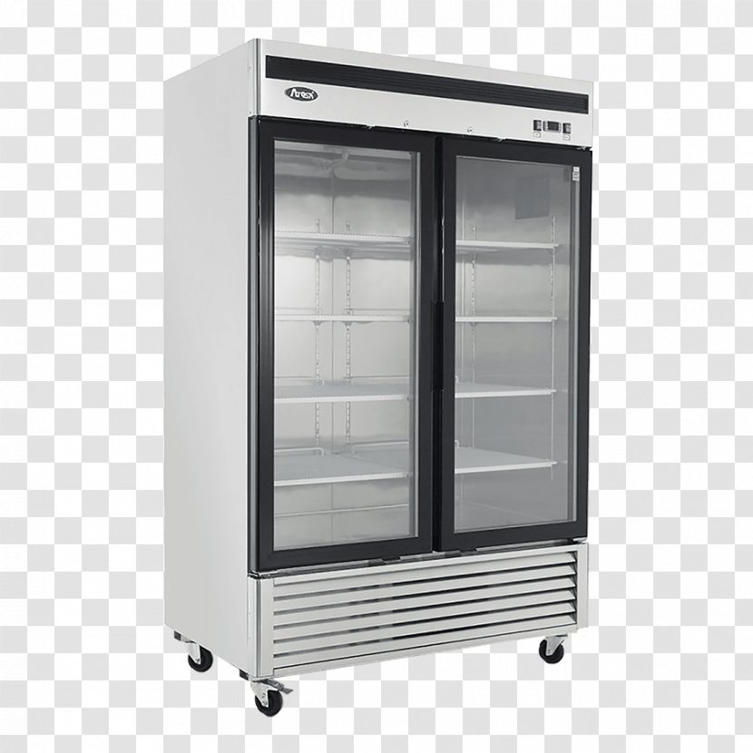 Sliding Glass Door Refrigerator Freezers Refrigeration - Lock Transparent PNG