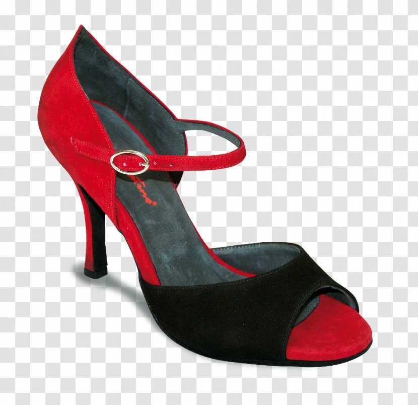 Suede 0 Sandal Shoe - Red Transparent PNG