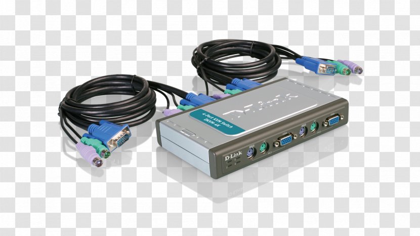 Computer Keyboard KVM Switches PS/2 Port Network Switch USB - Kvm Splitter - Ports Transparent PNG