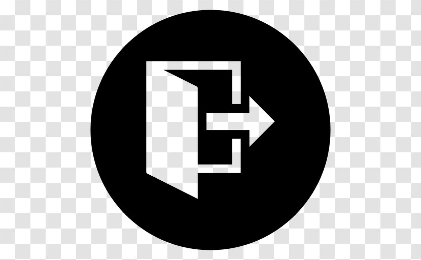 Button Icon - Logo - Blackandwhite Symbol Transparent PNG