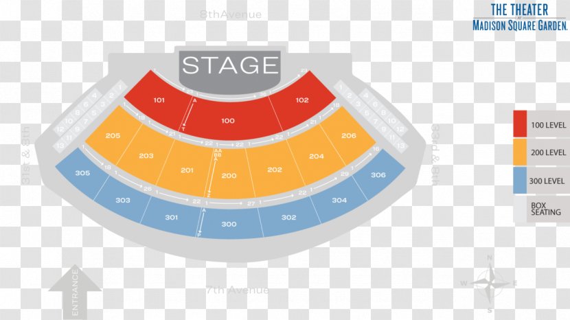 Chicago Theatre The Forum Celebrity Madison Square Garden Company Theater - Chart Transparent PNG