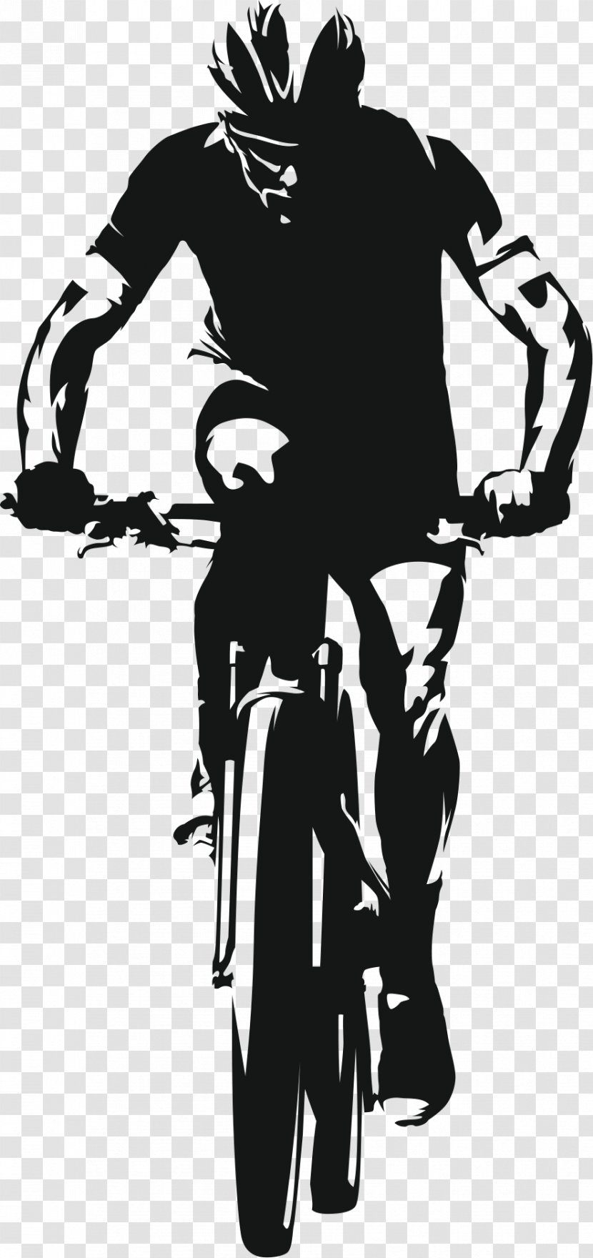 Vector Graphics Mountain Bike Bicycle Biking Illustration - Sports Equipment Transparent PNG
