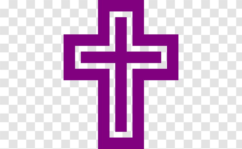 Christian Cross Purple Clip Art - Magenta - Cliparts Transparent PNG