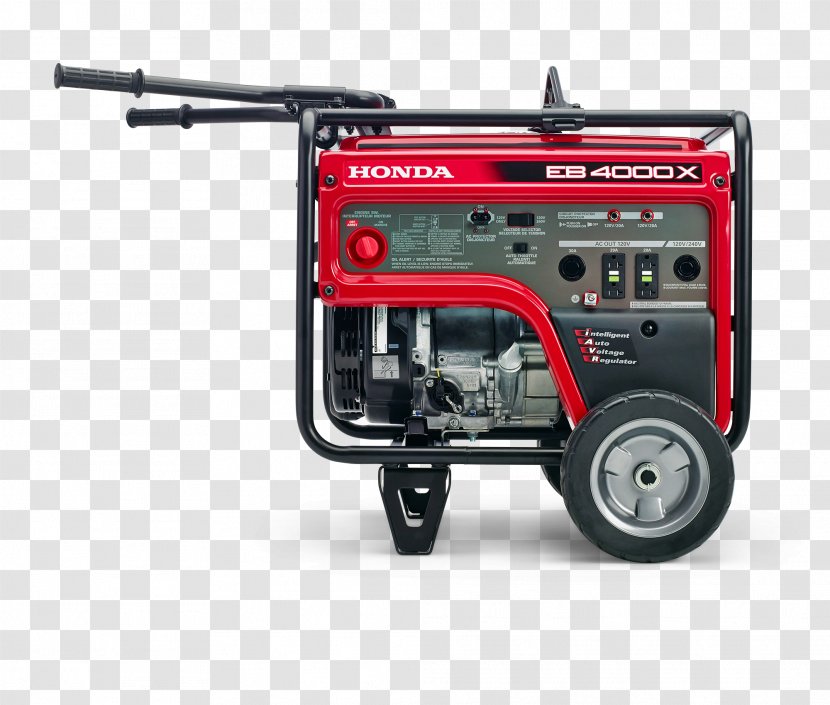 Electric Generator Honda Canada Inc. Car Engine-generator - Vehicle Transparent PNG