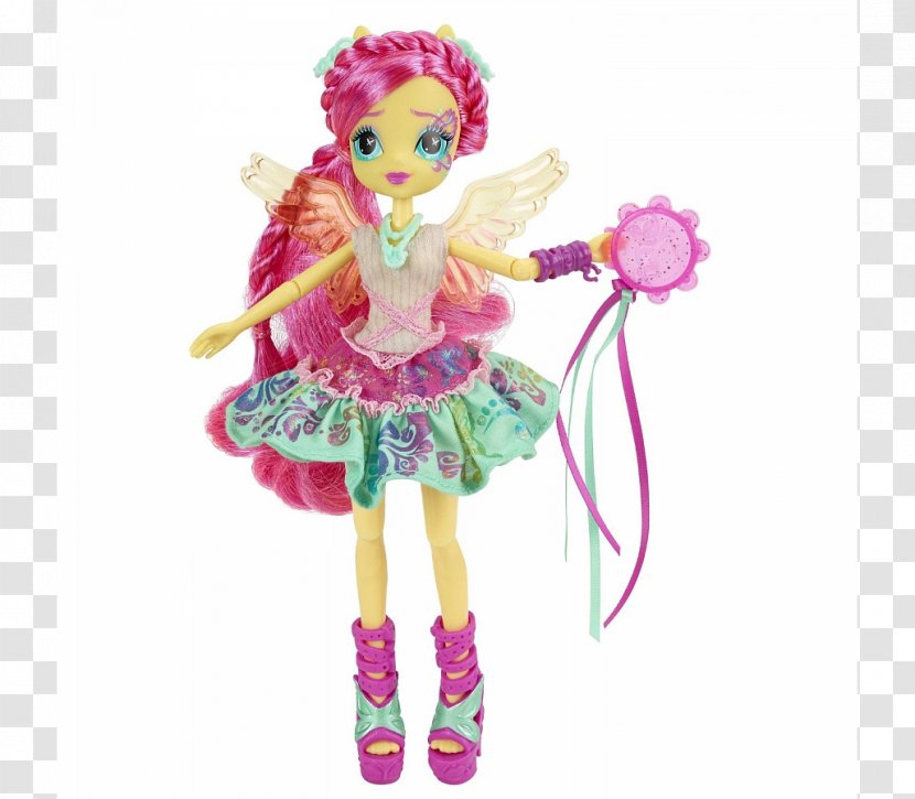 Fluttershy Rarity Rainbow Dash My Little Pony Ekvestrio - Barbie Transparent PNG
