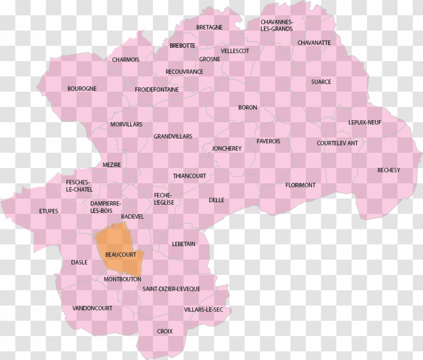 Map Pink M Tuberculosis - Text Transparent PNG