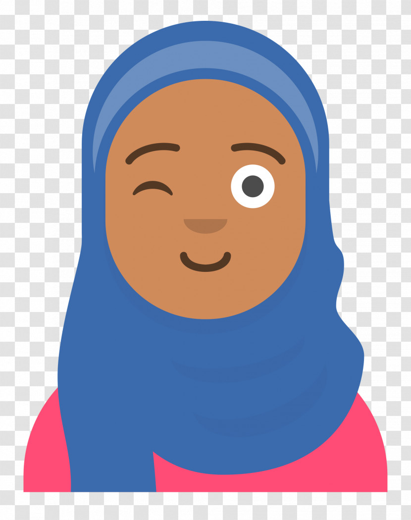 Hijab Avatar Transparent PNG