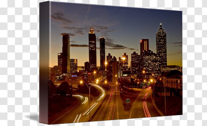 Skyline Cityscape Imagekind Art Sunset - Flower Transparent PNG