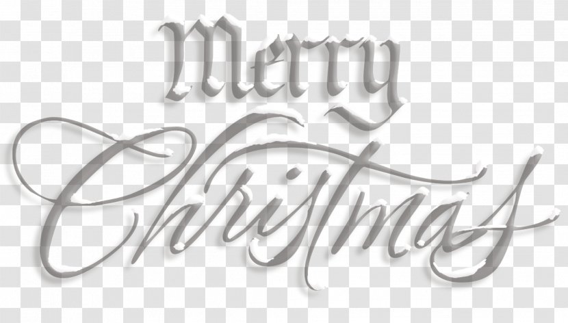 Snowflake Christmas Eve - Artwork - Merry Text Hd Transparent PNG