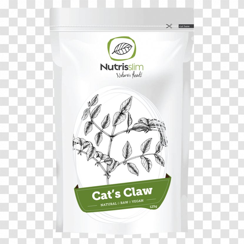 Cat's Claw Dietary Supplement Superfood Powder - Nutrisslim Doo - Cat Transparent PNG