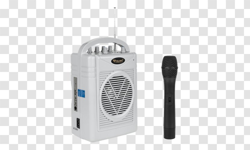 Wireless Microphone Amplifier Loudspeaker Disc Jockey - Silhouette Transparent PNG