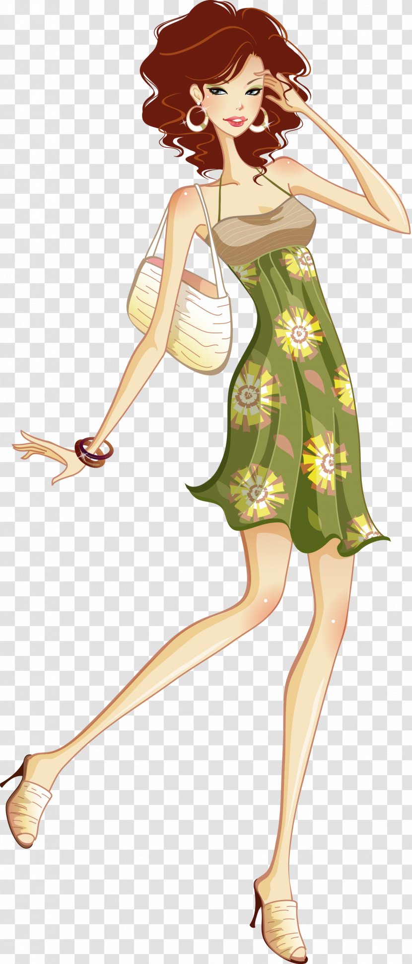 Woman Fashion - Flower Transparent PNG