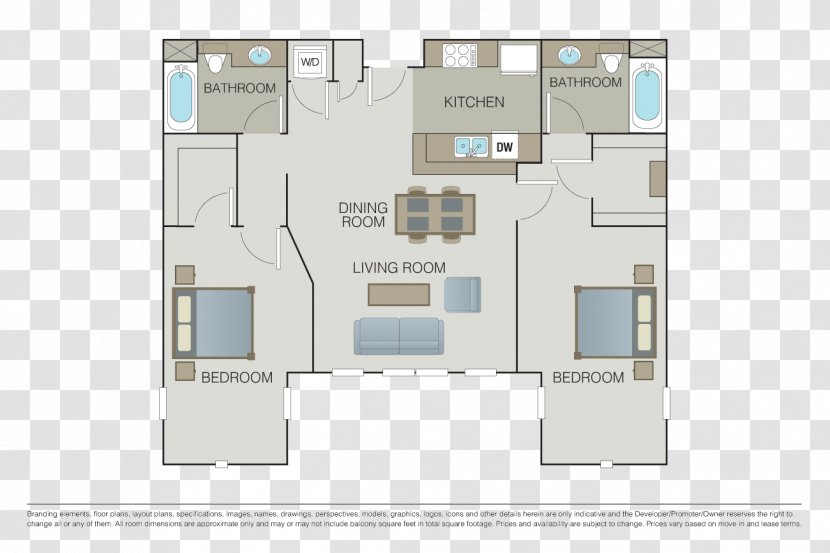 101 San Fernando Apartments Floor Plan - Air Conditioning - House Transparent PNG