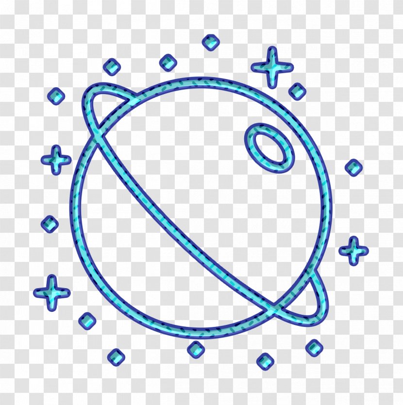 Astronomy Icon Planet Space - Oval Turquoise Transparent PNG