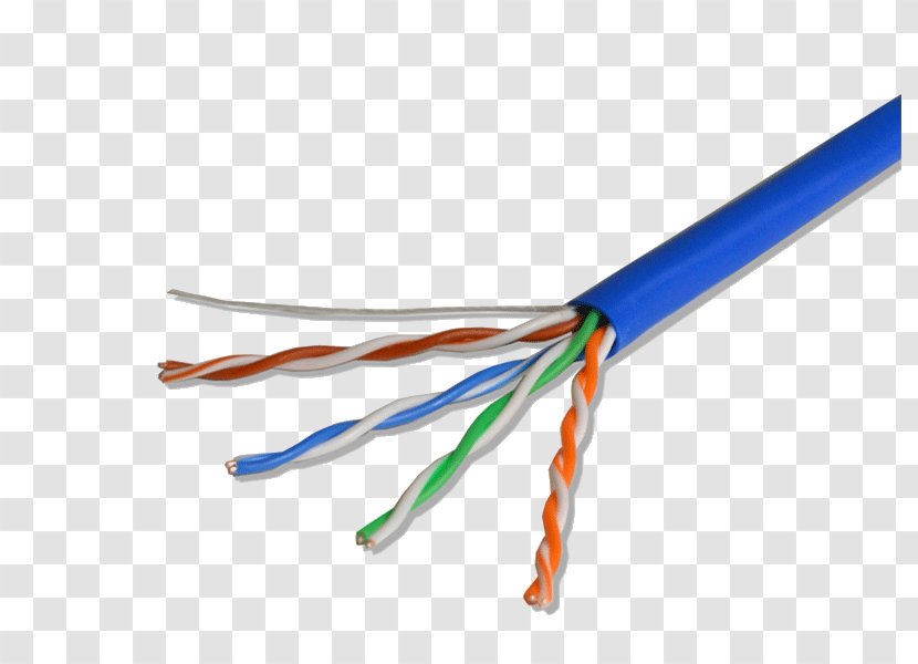 Category 5 Cable Electrical Wires & Twisted Pair - Ethernet Transparent PNG