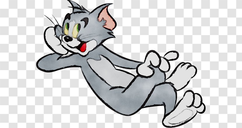 Tom Cat Whiskers Animated Cartoon - Jerry Kids Transparent PNG