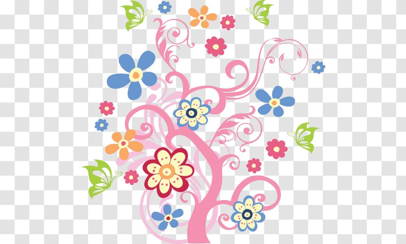 Flower Graphic Design Clip Art - Floral Transparent PNG