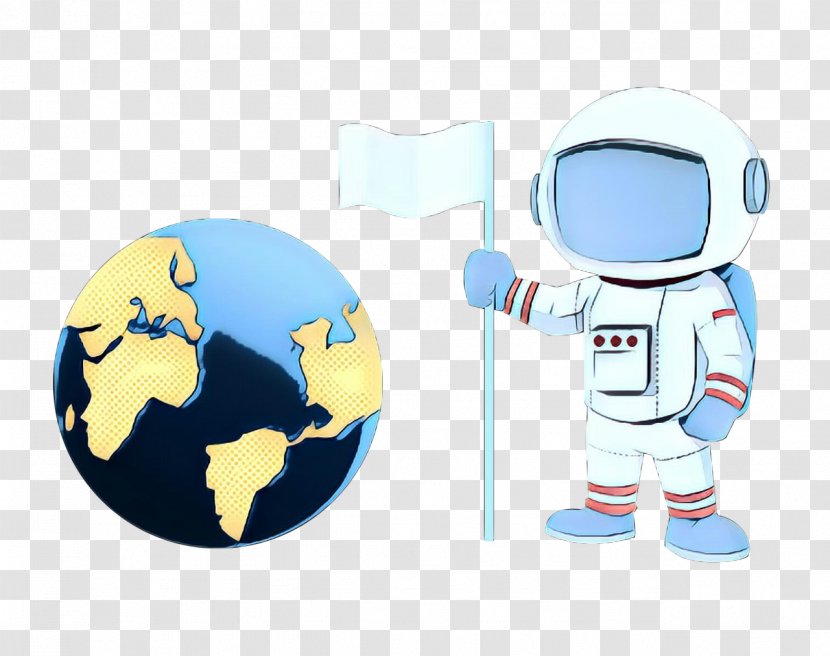 Astronaut Cartoon - Earth World Transparent PNG