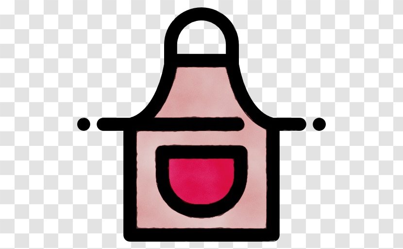 Pink Line Icon Clip Art Thumb - Watercolor - Smile Symbol Transparent PNG