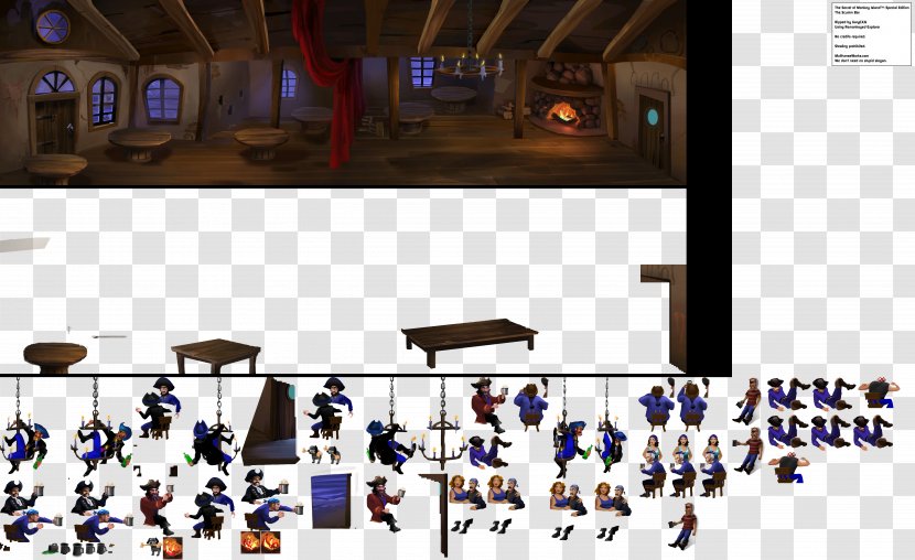 The Secret Of Monkey Island: Special Edition Island 2: LeChuck's Revenge SCUMM Video Game - Animation - Sprite Transparent PNG