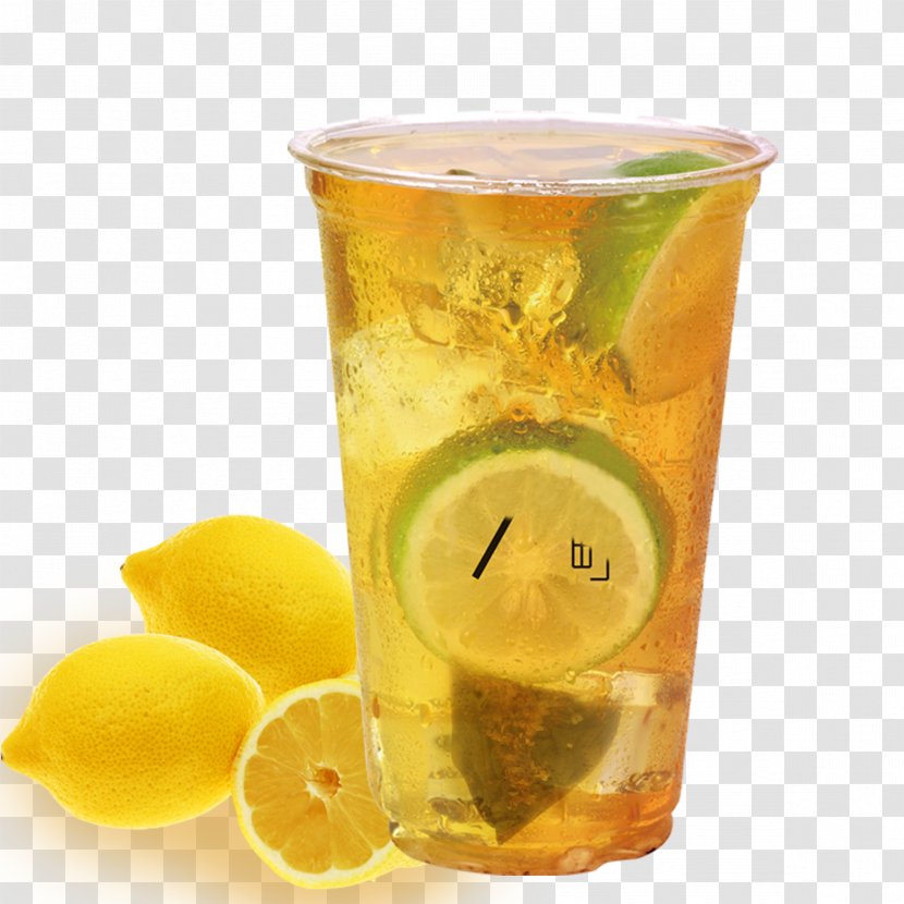 Iced Tea Lemon - Drink - Frozen Ice Cubes Transparent PNG