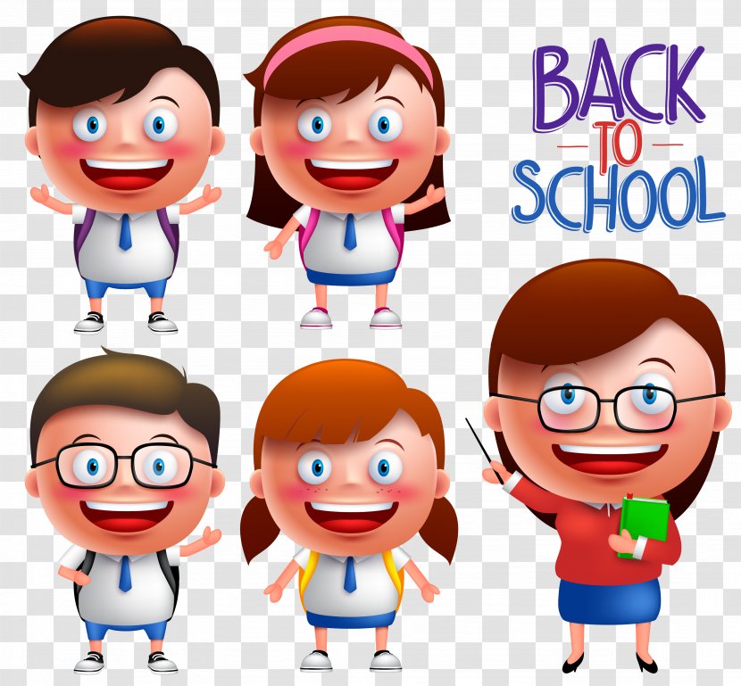 Student Teacher Drawing Illustration - Face - Vector Endorsement Package Child Transparent PNG