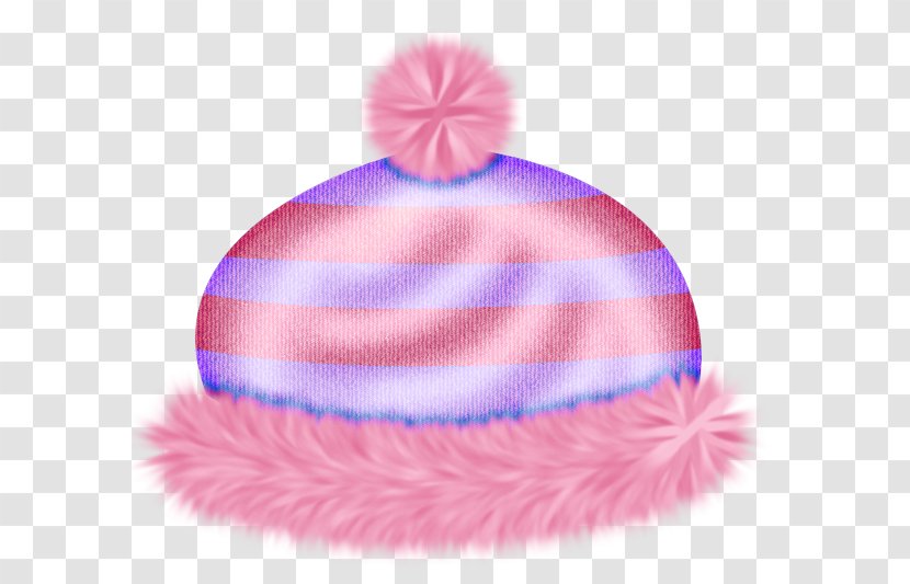 Hat Pink - Color - Striped Transparent PNG