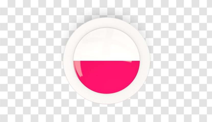 Pink M Circle - Flag Of Poland Transparent PNG