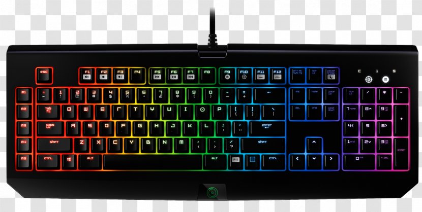 Computer Keyboard Razer BlackWidow Chroma V2 Ultimate 2016 Gaming Keypad - Multimedia - Game Peripherals Transparent PNG