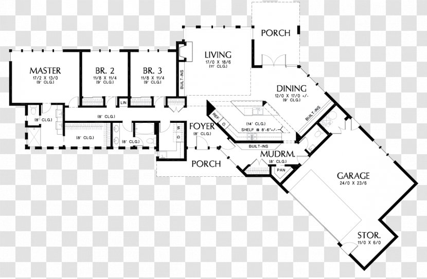 Floor Plan Plot House - Text Transparent PNG