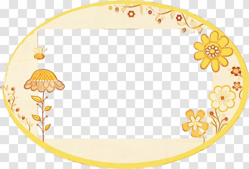 Picture Cartoon - Yellow - Plate Dishware Transparent PNG