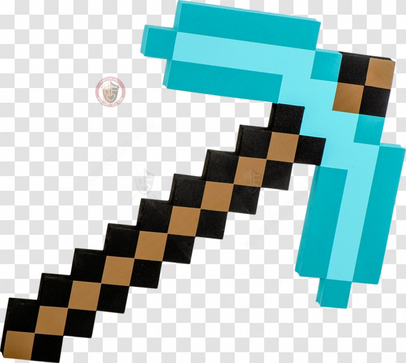 Minecraft Pickaxe Tool Video Game Toy - Mines Transparent PNG