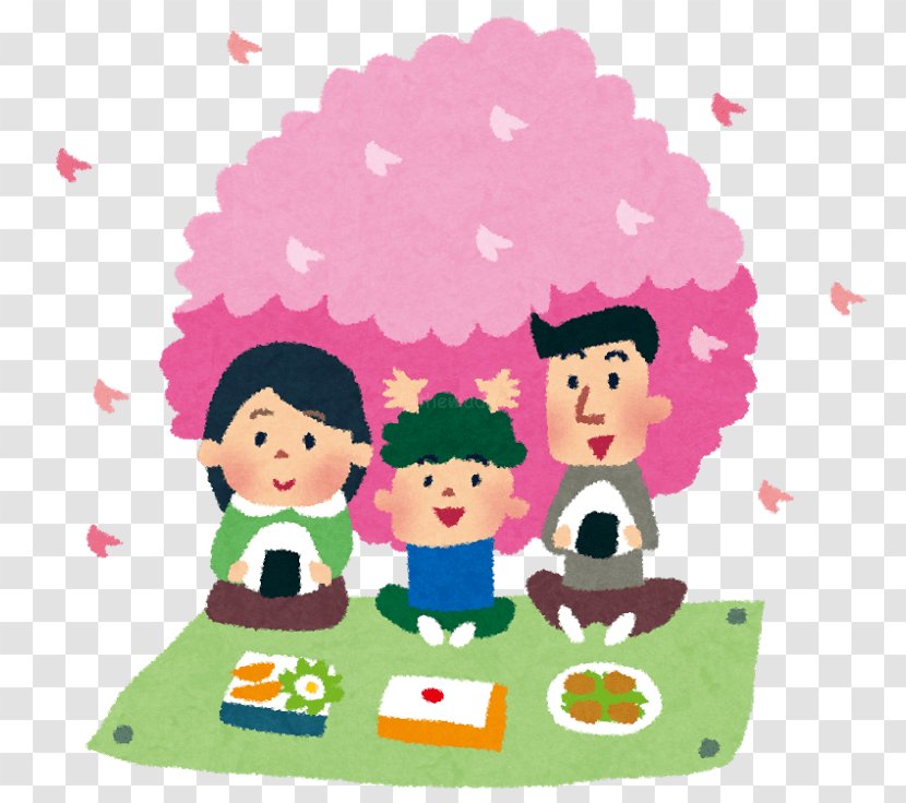 Cherry Blossom Cartoon - Play Sharing Transparent PNG