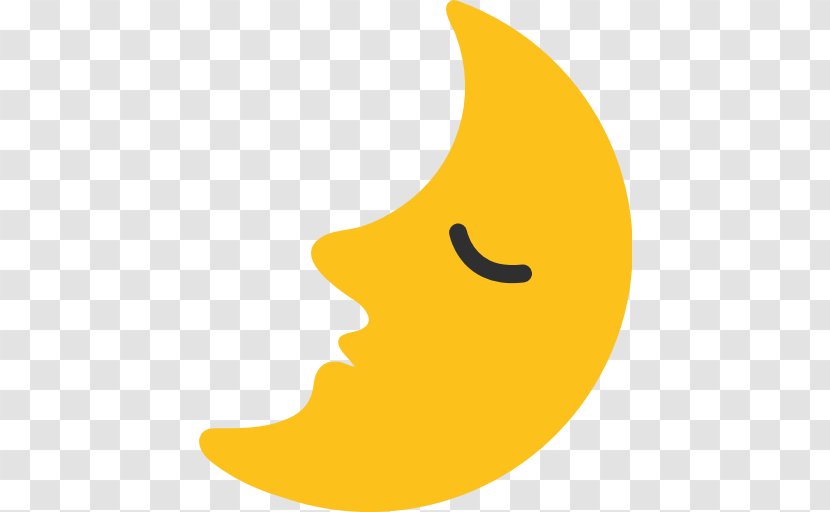 Emoji Moon Lunar Phase Wiktionary Eerste Kwartier - Noto Fonts Transparent PNG