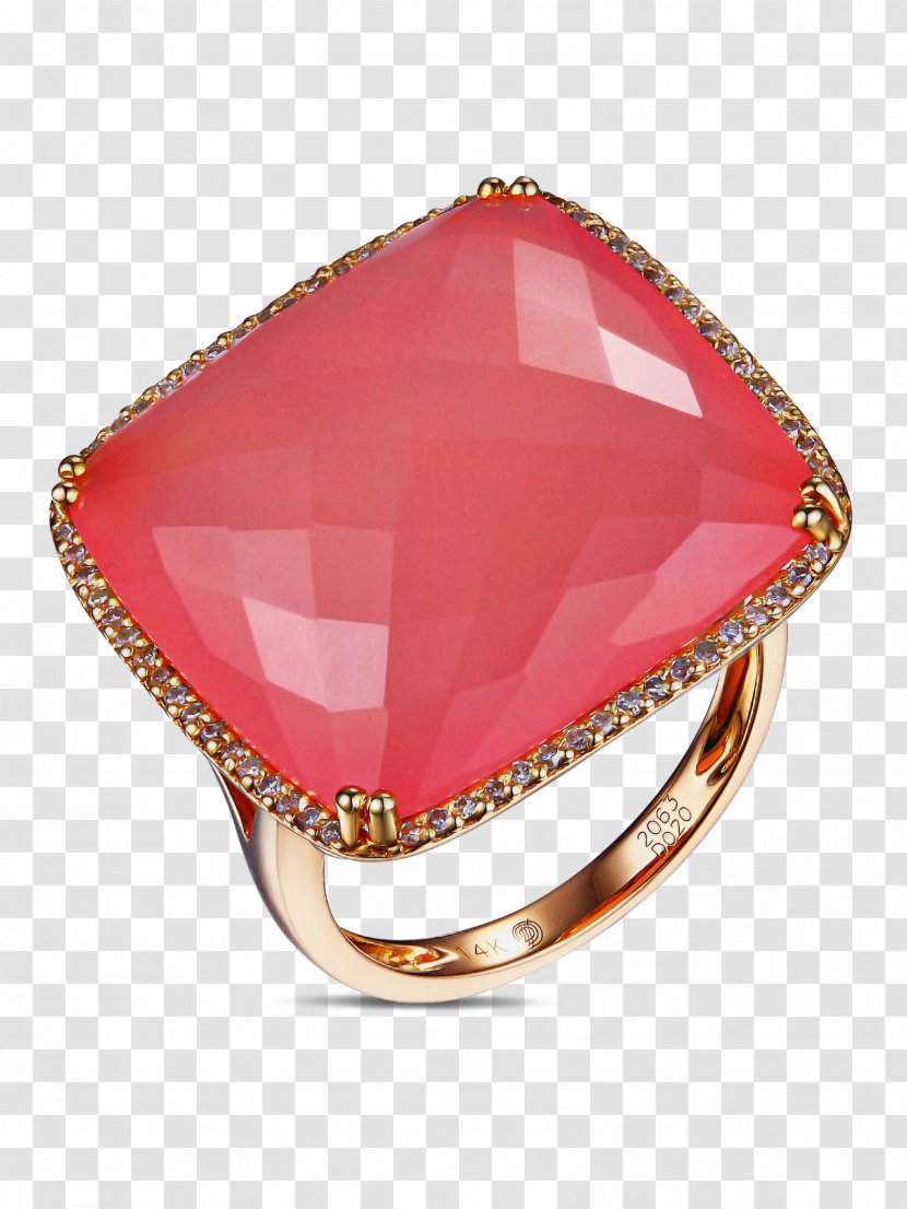 Pink Jewellery Ring Gemstone Magenta - Ruby Body Jewelry Transparent PNG