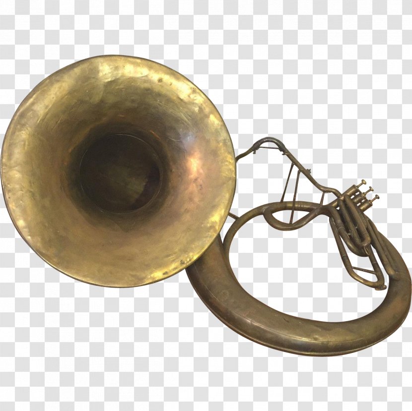 Brass Instruments Musical Tuba Sousaphone Euphonium - Metal Transparent PNG
