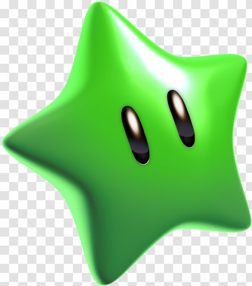 Super Mario 3D World Galaxy 2 Bros. - Video Game - Green Star Images Transparent PNG